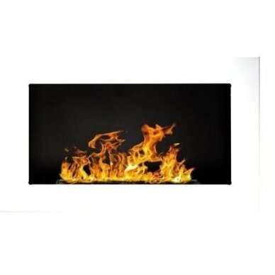 BIOHEAT 650x400 TUV WHITE LESS bioethanol fireplace wall-mounted-insert 3