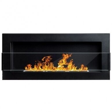 BIOHEAT 900x400 TUV BLACK bioethanol fireplace wall-mounted-insert 4