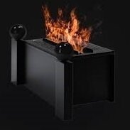 AFIRE GATSBY free standing electric fireplace 1