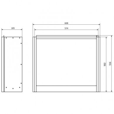 AFLAMO BIO 60 sisseehitatav biokamin 3