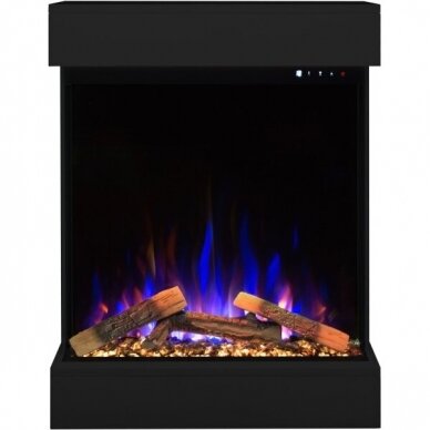 AFLAMO DAME BLACK electric fireplace wall-mounted 2