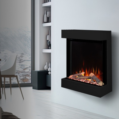 AFLAMO DAME BLACK electric fireplace wall-mounted