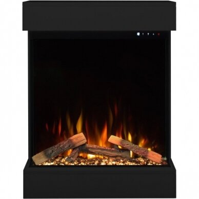 AFLAMO DAME BLACK electric fireplace wall-mounted 1