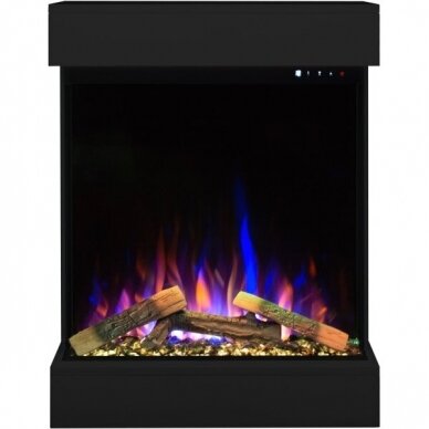 AFLAMO DAME BLACK electric fireplace wall-mounted 3