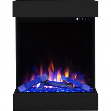 AFLAMO DAME BLACK electric fireplace wall-mounted 4