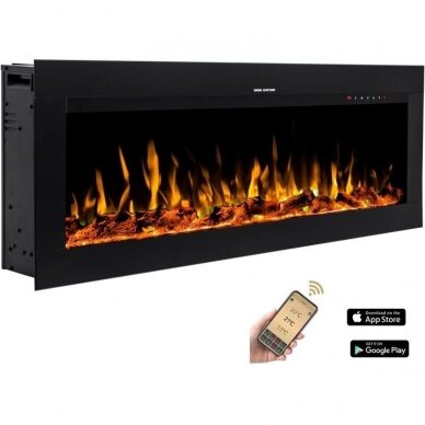 AFLAMO DIAMOND 115 electric fireplace wall-mounted-insert