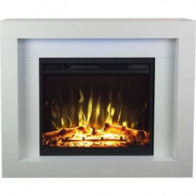 AFLAMO DUKE WHITE free standing electric fireplace 1