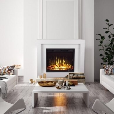 AFLAMO DUKE WHITE free standing electric fireplace