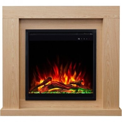 AFLAMO JOLO OAK free standing electric fireplace 9