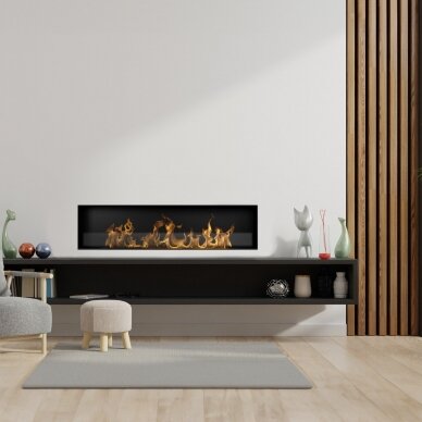 AFLAMO JUNO 1100x300 bioethanol built-in fireplace 5