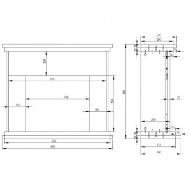 AFLAMO LAGOS WHITE 3D elektrikamin 4