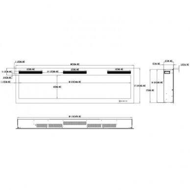 AFLAMO MAJESTIC 153 PRO electric fireplace insert 13