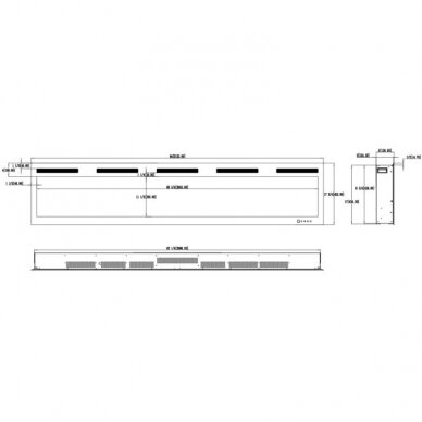 AFLAMO MAJESTIC 213 PRO sisseehitatav elektrikamin 13