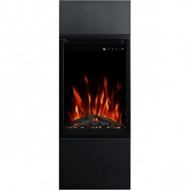 AFLAMO MILOS 40 BLACK free standing electric fireplace 8