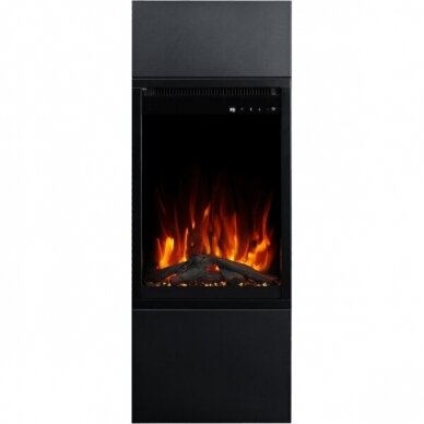 AFLAMO MILOS 40 BLACK free standing electric fireplace 9