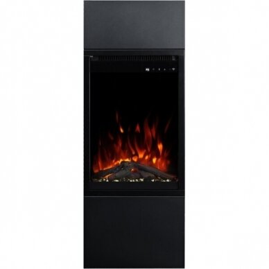 AFLAMO MILOS 40 BLACK free standing electric fireplace 10