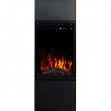 AFLAMO MILOS 40 BLACK free standing electric fireplace 11