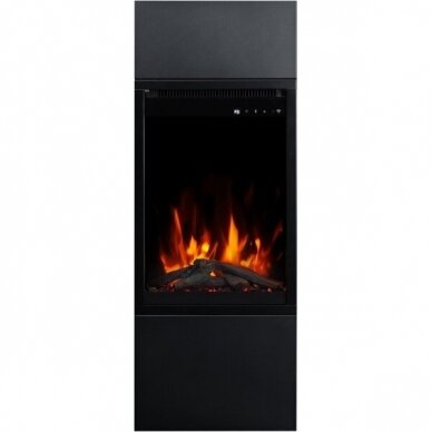 AFLAMO MILOS 40 BLACK free standing electric fireplace 1