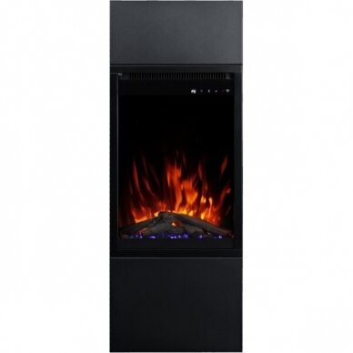 AFLAMO MILOS 40 BLACK free standing electric fireplace 2