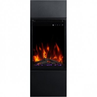 AFLAMO MILOS 40 BLACK free standing electric fireplace 4