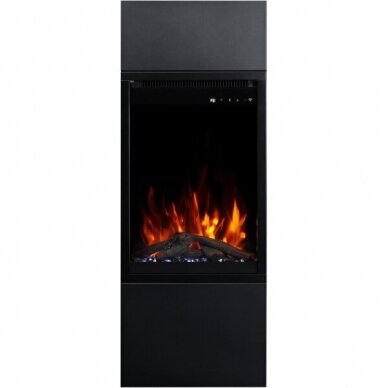 AFLAMO MILOS 40 BLACK free standing electric fireplace