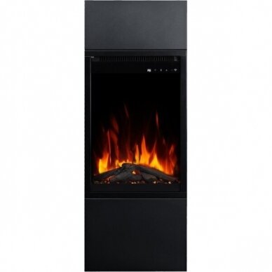 AFLAMO MILOS 40 BLACK free standing electric fireplace 6