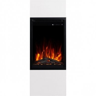 AFLAMO MILOS 40 WHITE free standing electric fireplace 9