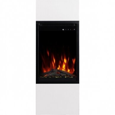 AFLAMO MILOS 40 WHITE free standing electric fireplace 11