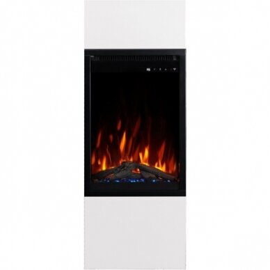 AFLAMO MILOS 40 WHITE free standing electric fireplace 1