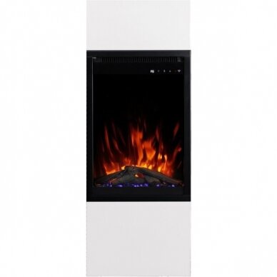 AFLAMO MILOS 40 WHITE free standing electric fireplace 2