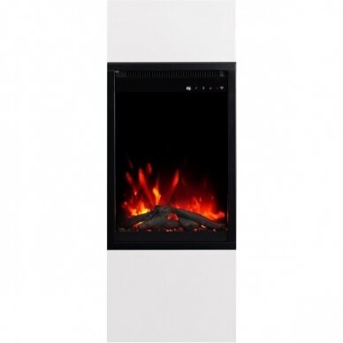 AFLAMO MILOS 40 WHITE free standing electric fireplace 6