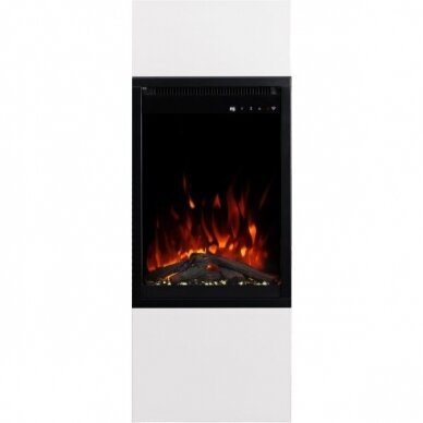 AFLAMO MILOS 40 WHITE free standing electric fireplace 8