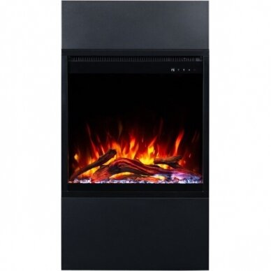 AFLAMO MILOS 60 BLACK free standing electric fireplace 8