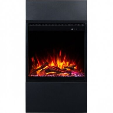 AFLAMO MILOS 60 BLACK free standing electric fireplace 9