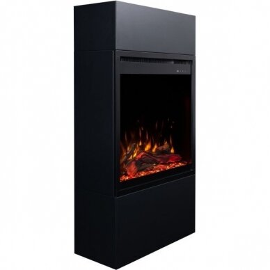 AFLAMO MILOS 60 BLACK free standing electric fireplace 13