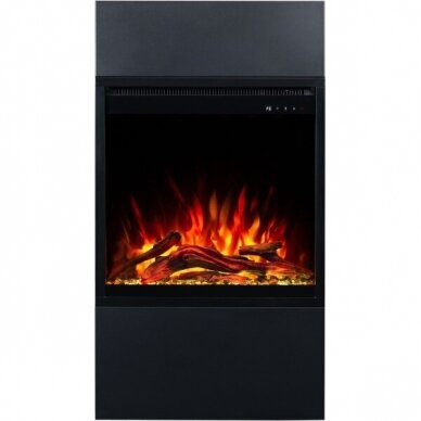 AFLAMO MILOS 60 BLACK free standing electric fireplace 4