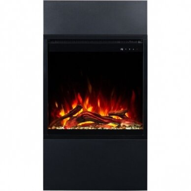 AFLAMO MILOS 60 BLACK free standing electric fireplace 5