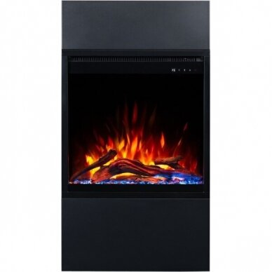 AFLAMO MILOS 60 BLACK free standing electric fireplace 6