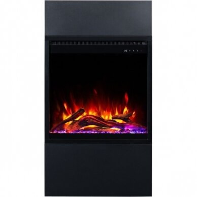 AFLAMO MILOS 60 BLACK free standing electric fireplace 7