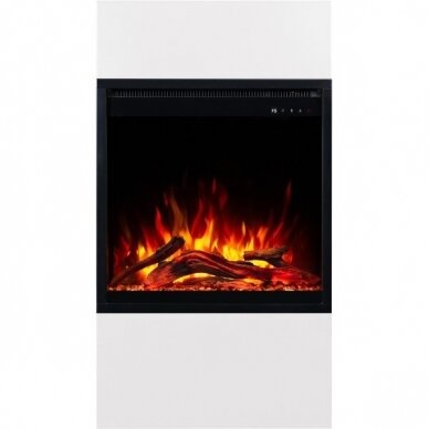 AFLAMO MILOS 60 WHITE free standing electric fireplace 1