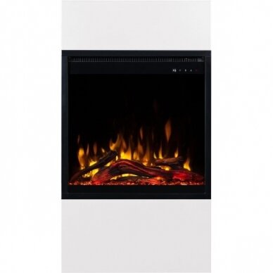 AFLAMO MILOS 60 WHITE free standing electric fireplace 9