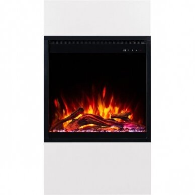 AFLAMO MILOS 60 WHITE free standing electric fireplace 10