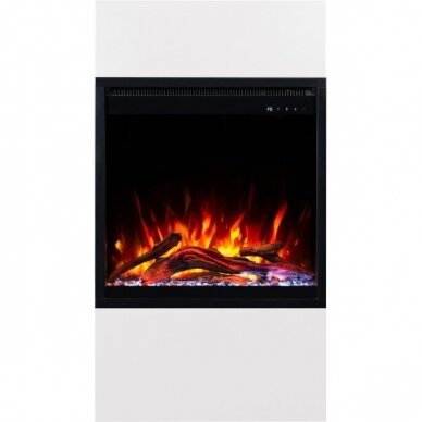 AFLAMO MILOS 60 WHITE free standing electric fireplace 11