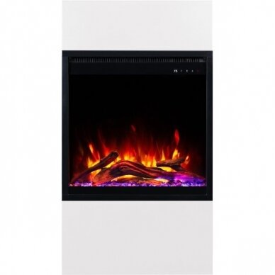 AFLAMO MILOS 60 WHITE free standing electric fireplace 12