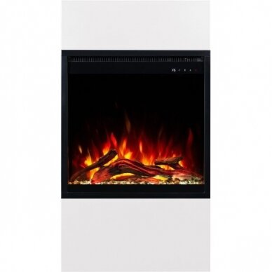 AFLAMO MILOS 60 WHITE free standing electric fireplace 2