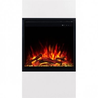 AFLAMO MILOS 60 WHITE free standing electric fireplace 3