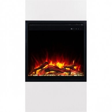 AFLAMO MILOS 60 WHITE free standing electric fireplace 4