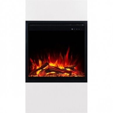 AFLAMO MILOS 60 WHITE free standing electric fireplace 6