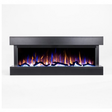 AFLAMO MODENA BLACK electric fireplace wall-mounted 2