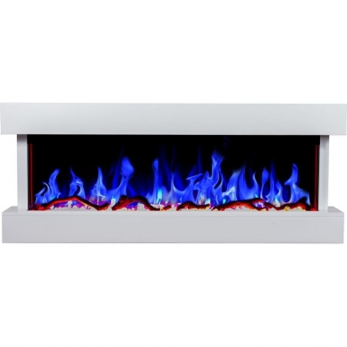 AFLAMO MODENA WHITE electric fireplace wall-mounted 7